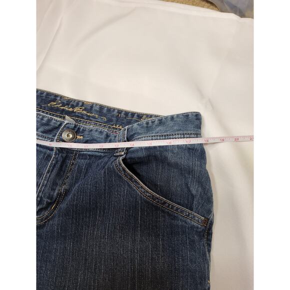 EDDIE BAUER FLANNEL LINED BOYFRIEND RELAXED JEANS SIZE 10 - Picture 8 of 11